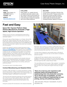 Epson Robots Features FPE Automation Implementation in a Case Study