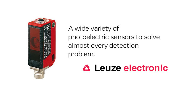 Leuze Electronic: Wide Selection of Photoelectric Sensors to Solve Almost Every Detection Problem