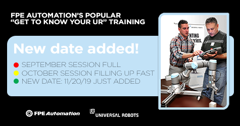 Universal Robots Authorized Training at FPE Automation