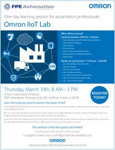 FPE Automation & Omron Host IIoT Lab