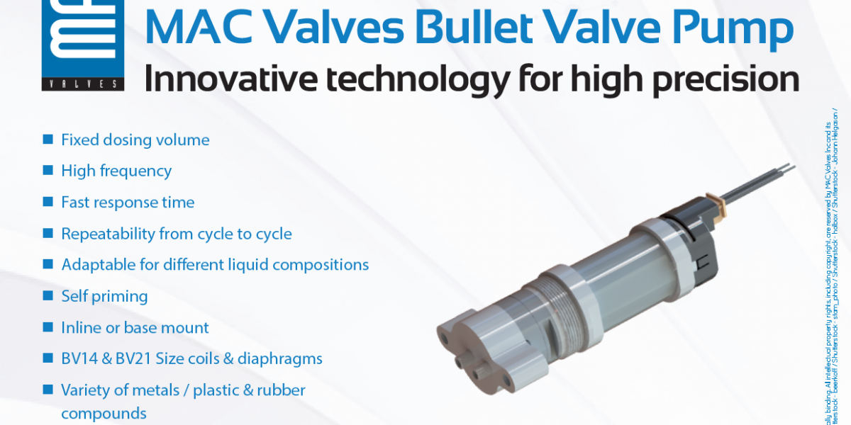 MAC Valves Bullet Valve Pump for Liquid Applications