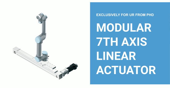 A 7th Axis for your Universal Robot, with the New ESU Series Actuator from PHD Inc.
